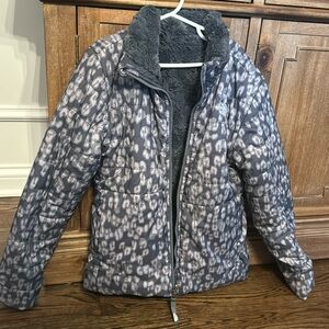Girls Northface reversible coat